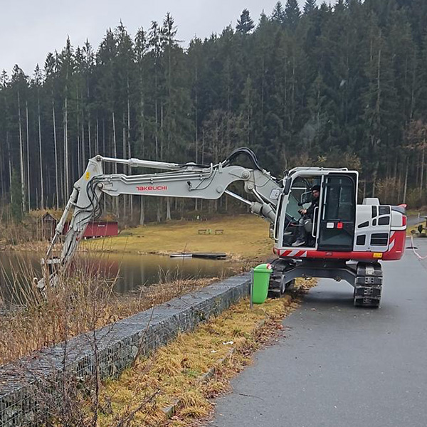 Bild 6 - Gehölzpflege Baggerbetrieb Daser