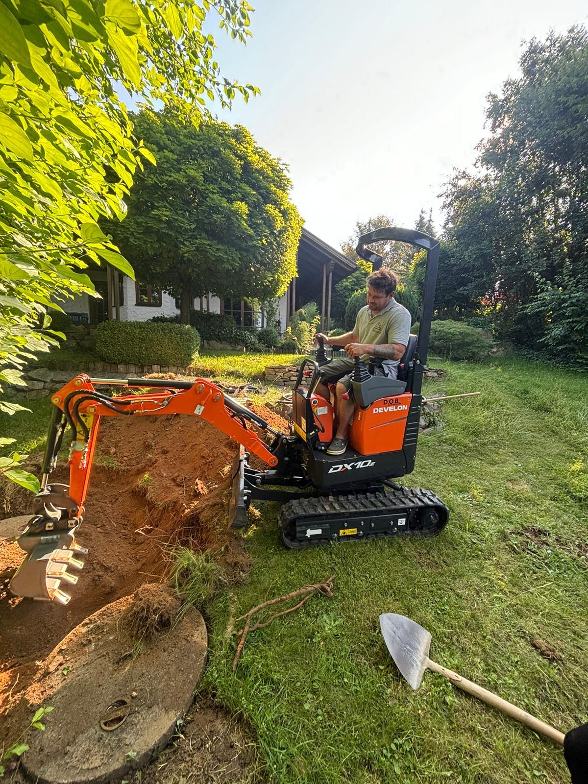 1,5-Tonnen-Minibagger Michael Daser